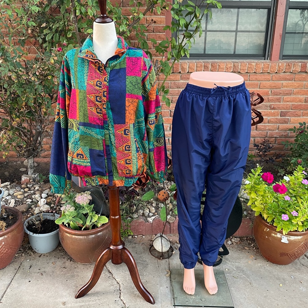 OutBrook • Medium • Women • Vintage • Multi-Colors • Track Suit (Jacket & Pants)
